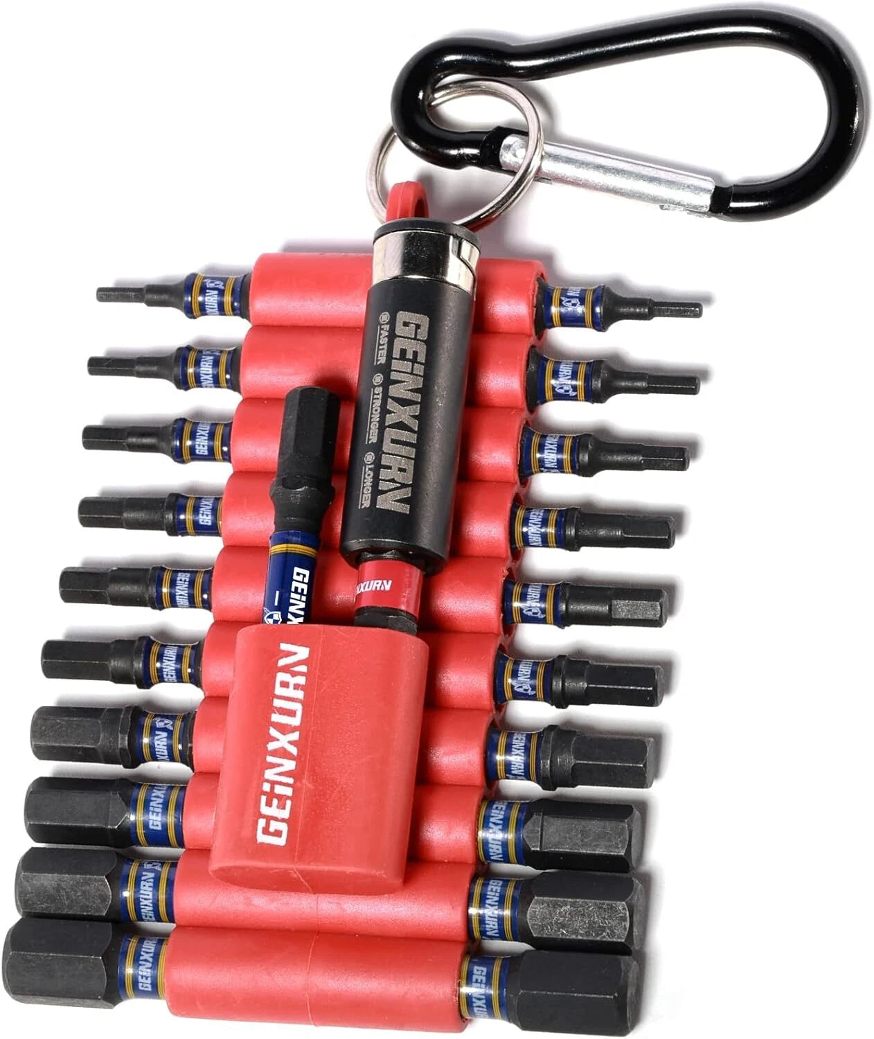 Impact Hex Screwdriver Bits Set, 22 Pcs Magnetic Metric S2 Steel Multi Insert