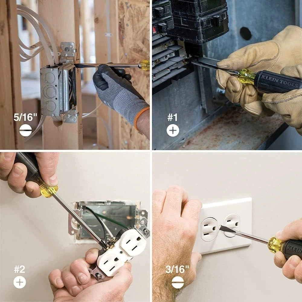 Professional Quality 6-Piece Screwdriver Set - Comfort Grip & Precision Tips