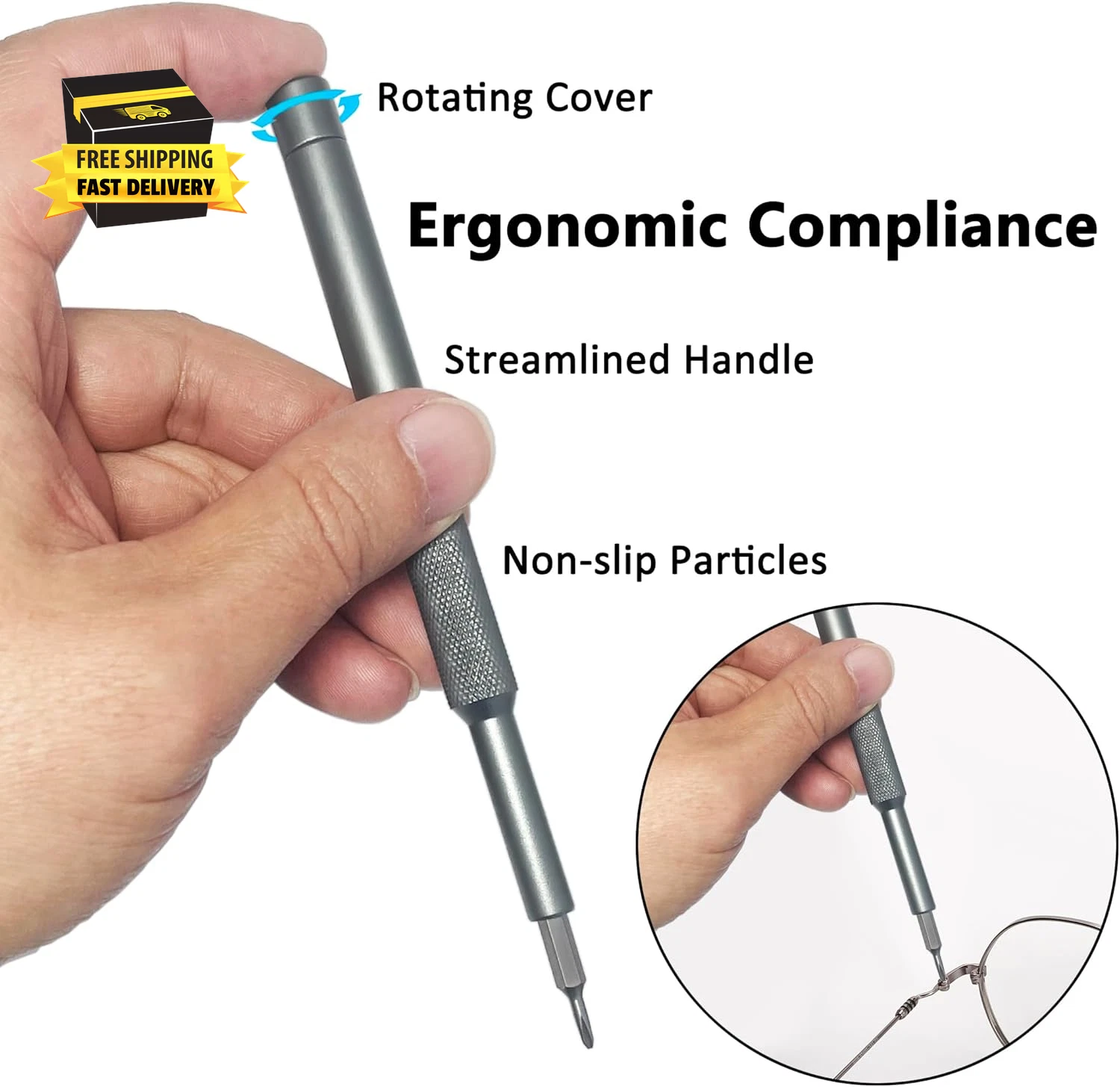 Eye Glass Repairing Kit, 25-In-1 Small Precision Screwdriver Set, Magnetic Mini