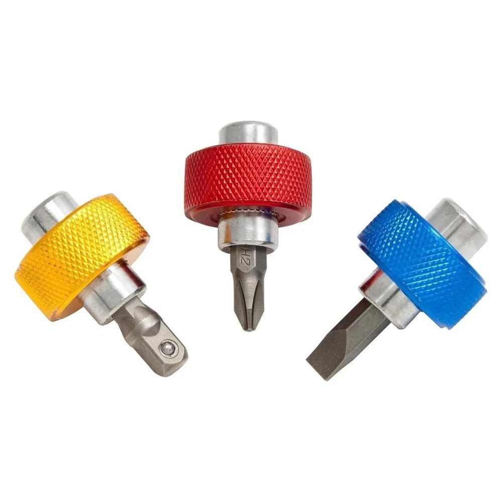 Titan 11218 3-Piece 1/4-Inch Drive Finger Grip Drivers, Mini Bit Driver Set