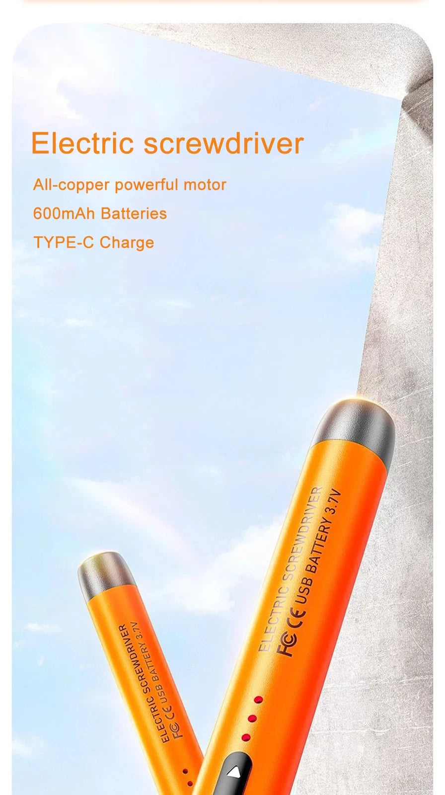 Electric Screwdriver Set Precision Power Tool Kit Rechargeable Wireless Bits