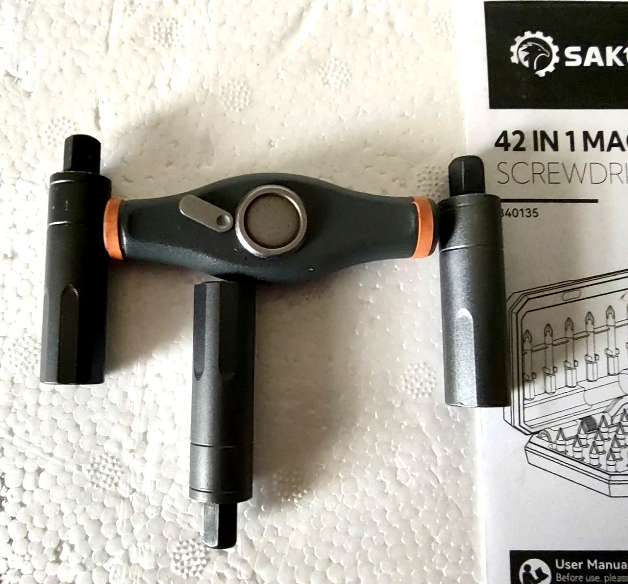 NEW Saker Plus 42 Multi-Purpose Magnetic Ratchet Set Model DS01-SCSR42-01-RD