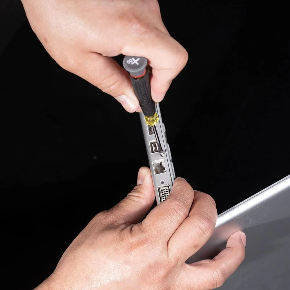 Klein Tools 85617 Mini Precision Screwdriver Set, Slotted, Phillips, TORX, Cushi