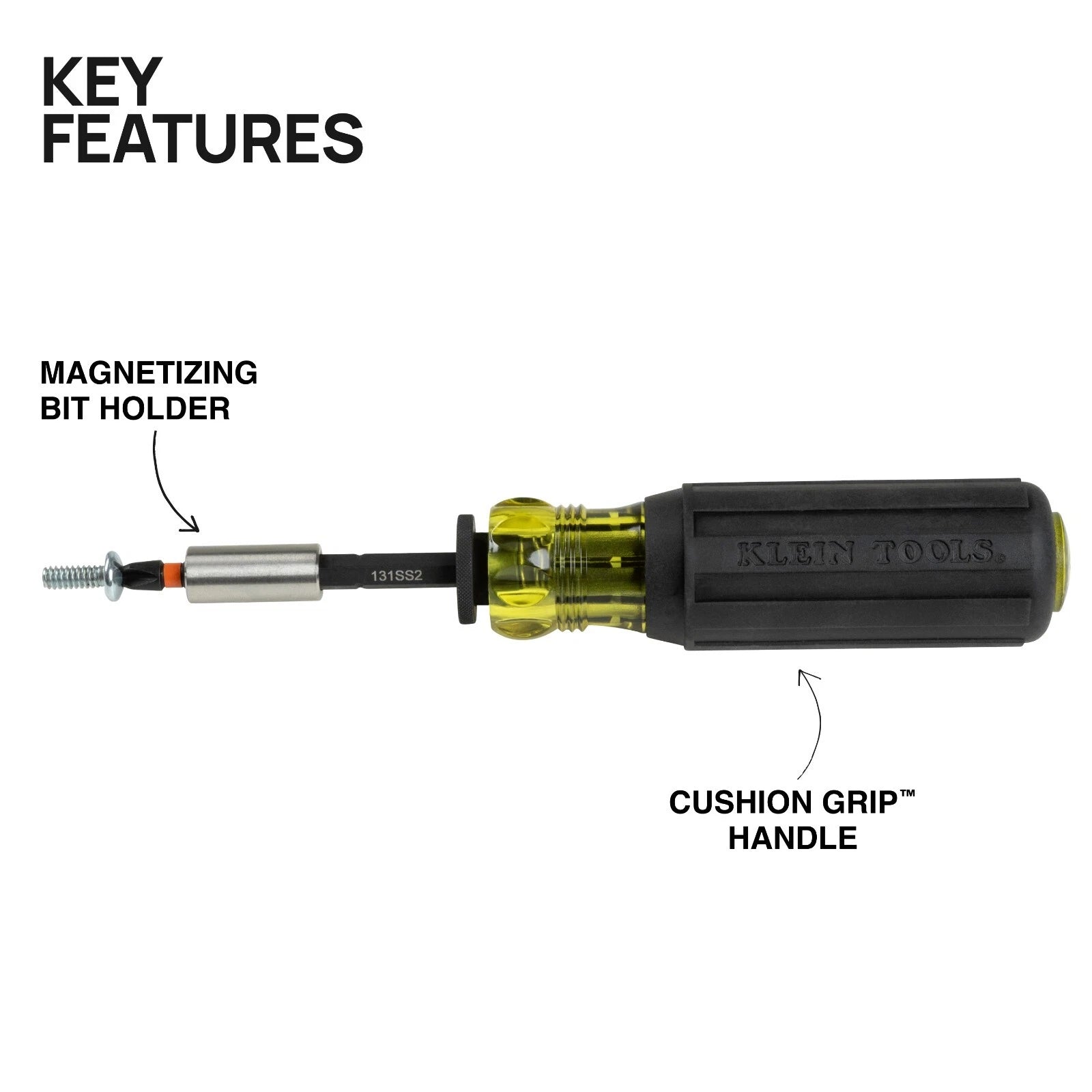 Klein Tools 33803 ProFlex Impact Screwdriver Bit Set, 44 Pc.