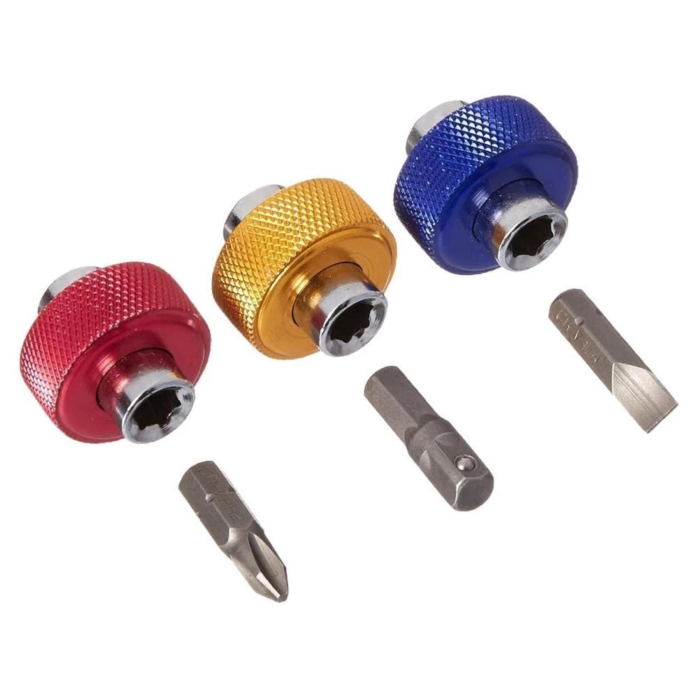 Titan 11218 3-Piece 1/4-Inch Drive Finger Grip Drivers, Mini Bit Driver Set