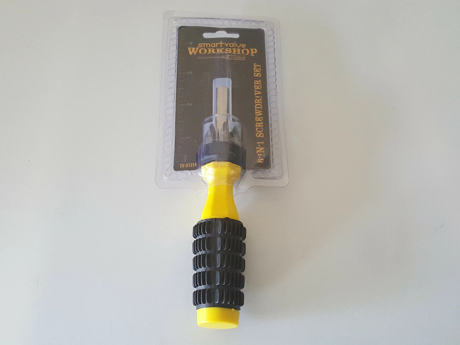 SmartValue Workshop 6-In-1 Multipurpose Screwdriver Set New Heavy Duty (SV01354)