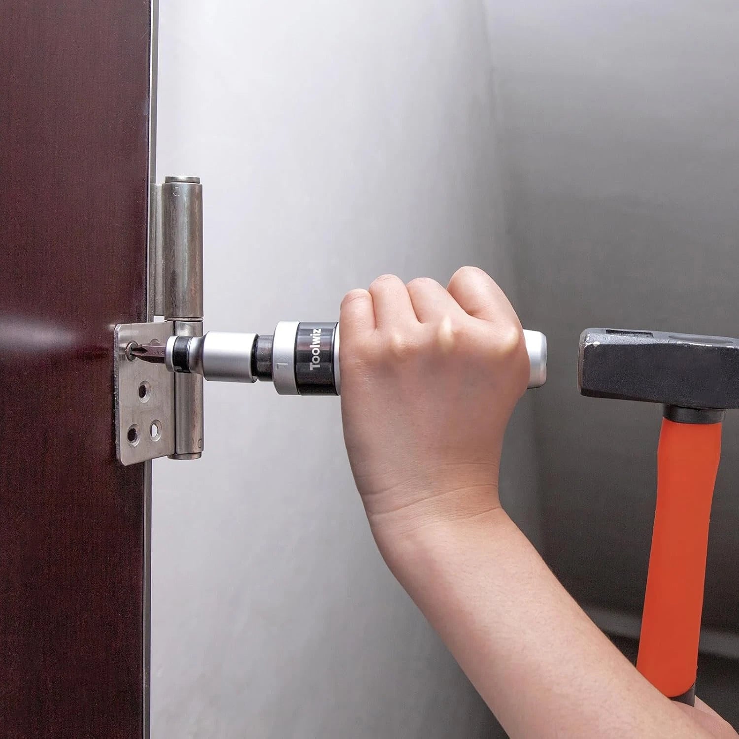 Toolwiz 1/2" Hand Impact Screwdriver Set - 14 Pcs, Reversible Manual Impact Driv