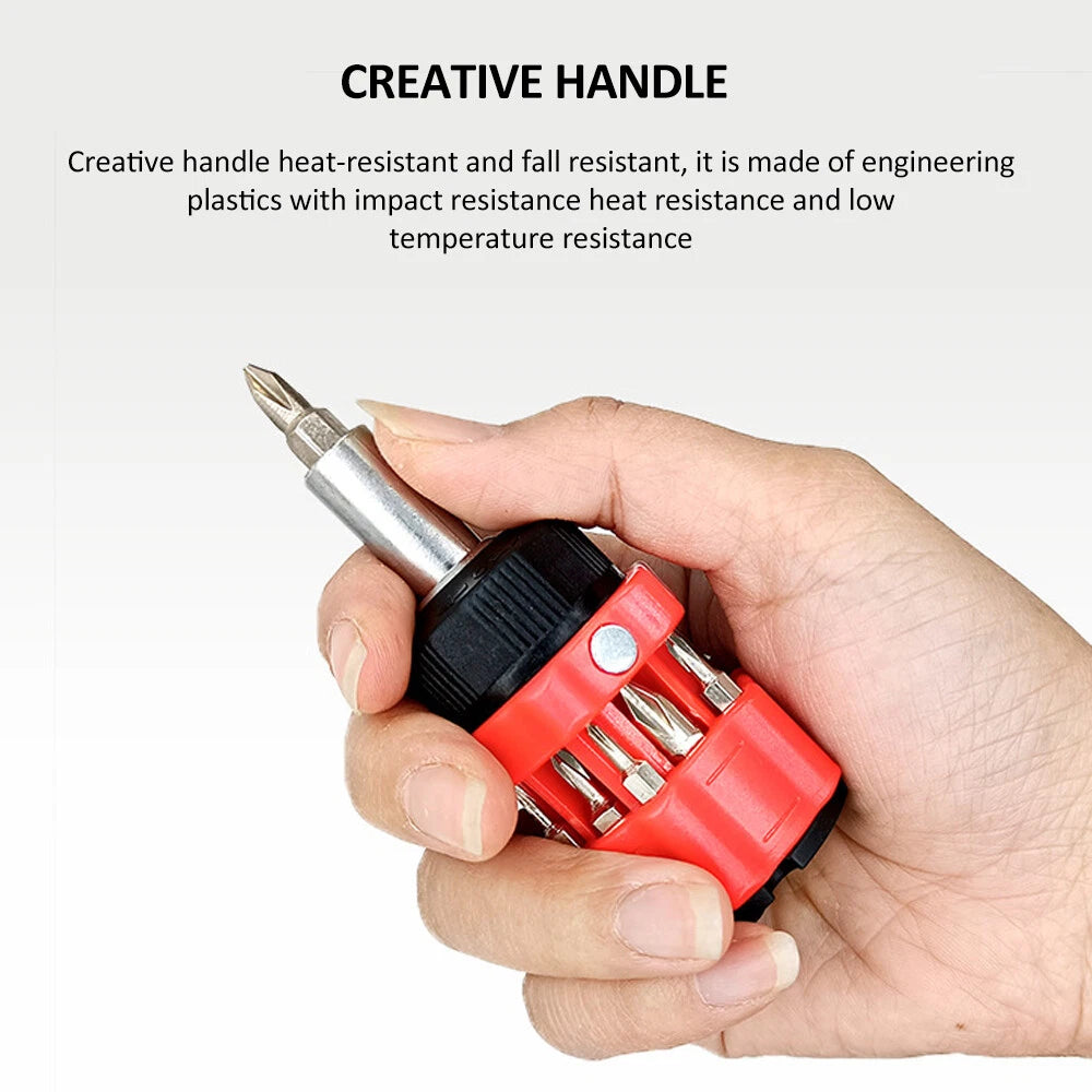 Ratchet Screwdriver 12-in-1 Ratcheting Screwdriver Tool Set Multi K3A1