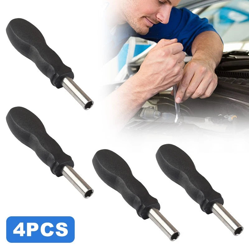 Bit Driver Handle,4 Pieces 1/4 Inch Bit Driver Magnetic Screwdriver Bit Driver