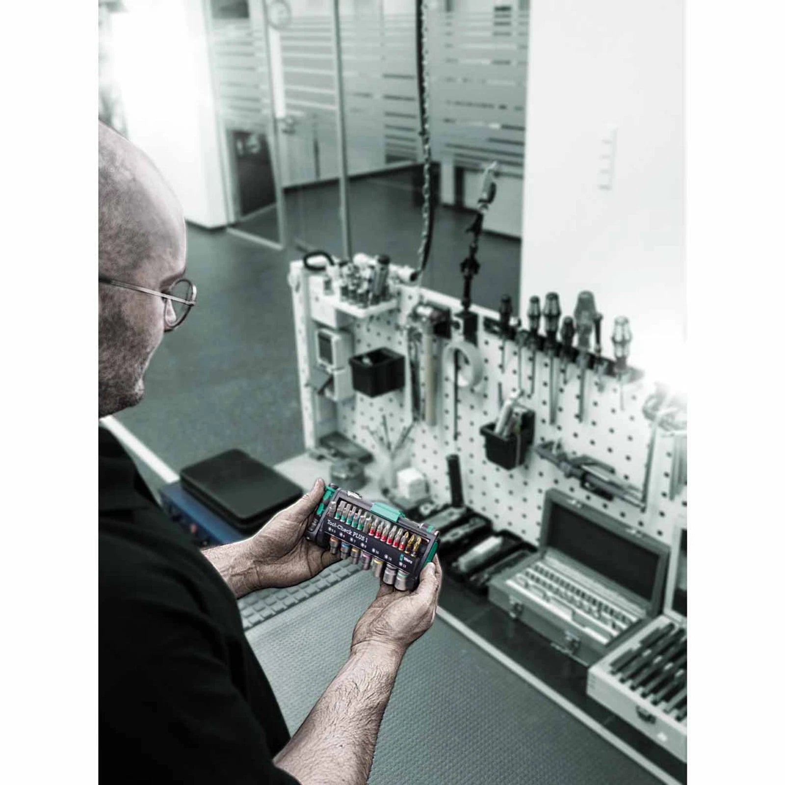 Wera  05049055001 Tool-Check PLUS 1, 39 Piece Socket Ratchet & Bit Set