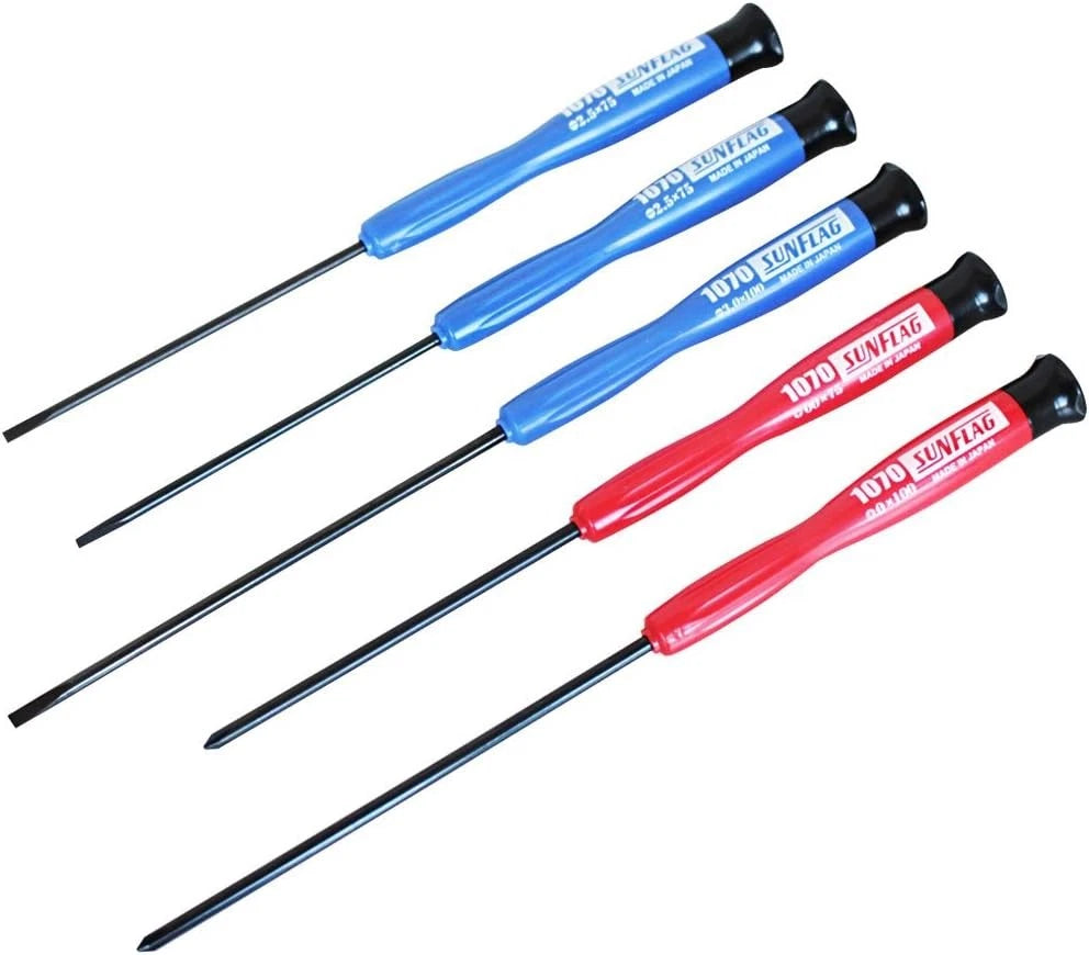 SUNFLAG plastic precision screwdriver set 5 set 1070-5F 99656 from JAPAN