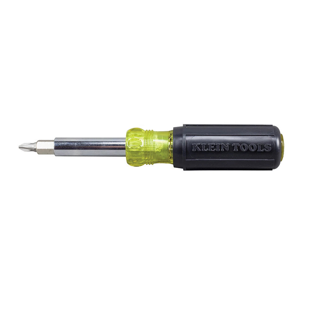 Klein Tools 32596 HVAC Slide Drive™ Multi-Bit Screwdriver / Nut Driver, 8-in-1
