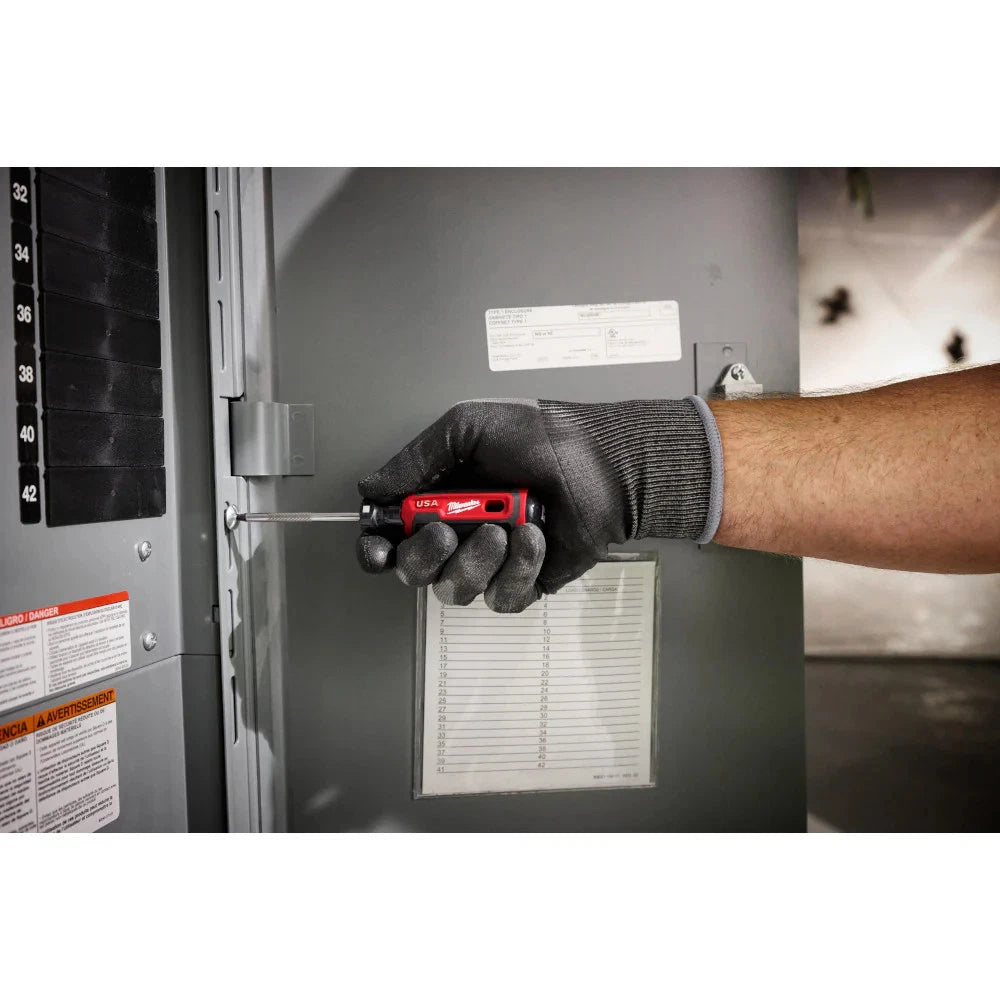 Milwaukee MT217 #1 Square 3" Cushion Grip Screwdriver - Made In USA