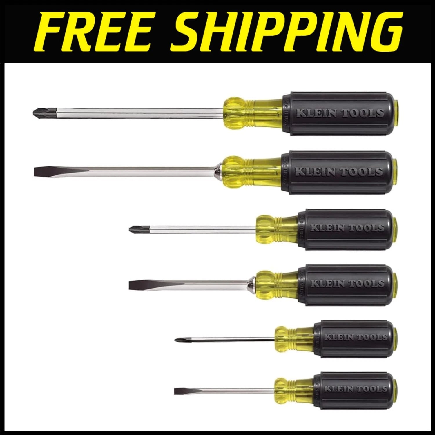 Professional Quality 6-Piece Screwdriver Set - Comfort Grip & Precision Tips
