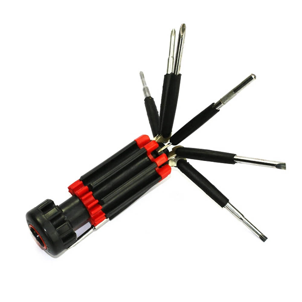 Multifunction 8 In1 Screwdriver Craftsman Repair Tools Set Kit W/ LED Light Tool