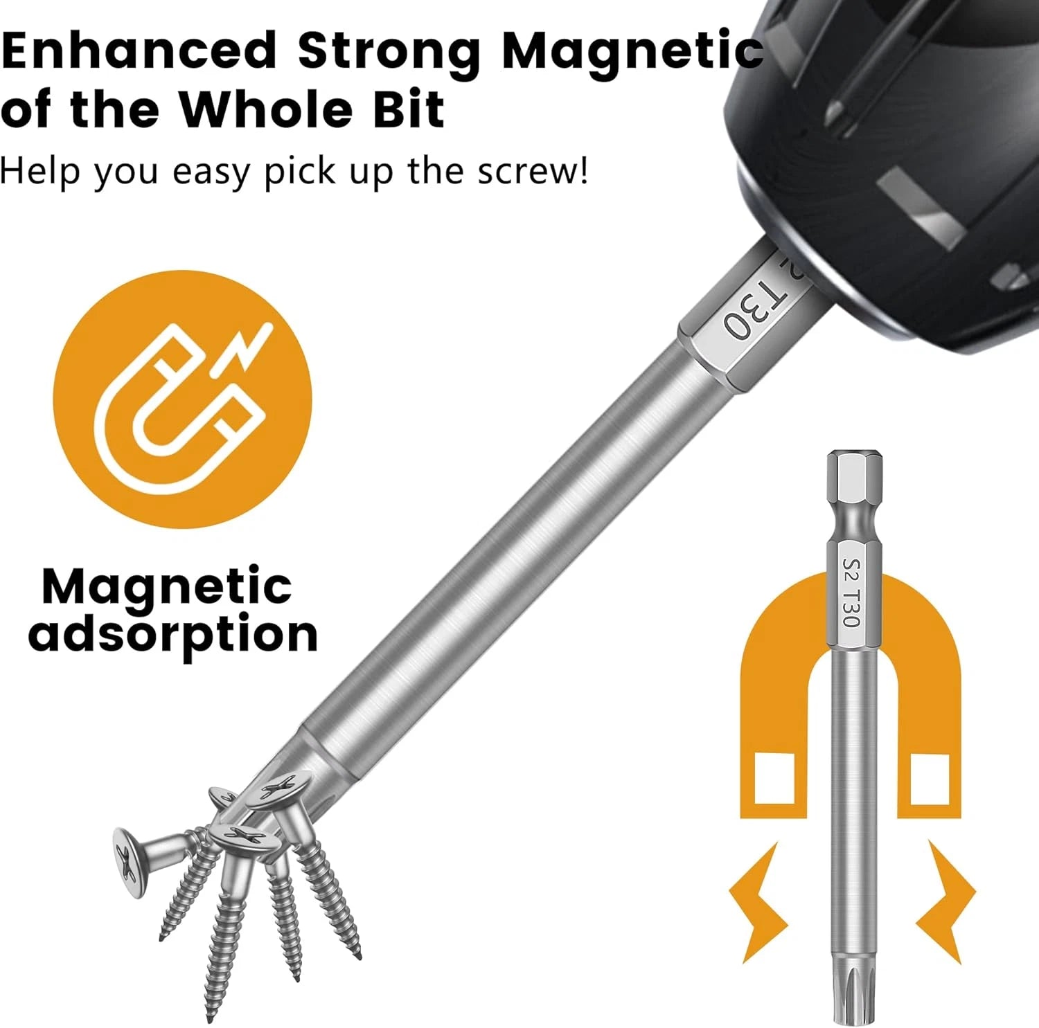 Juego De Puntas De Destornillador Torx De Estrella De Seguridad De 5 Puntos 14pc