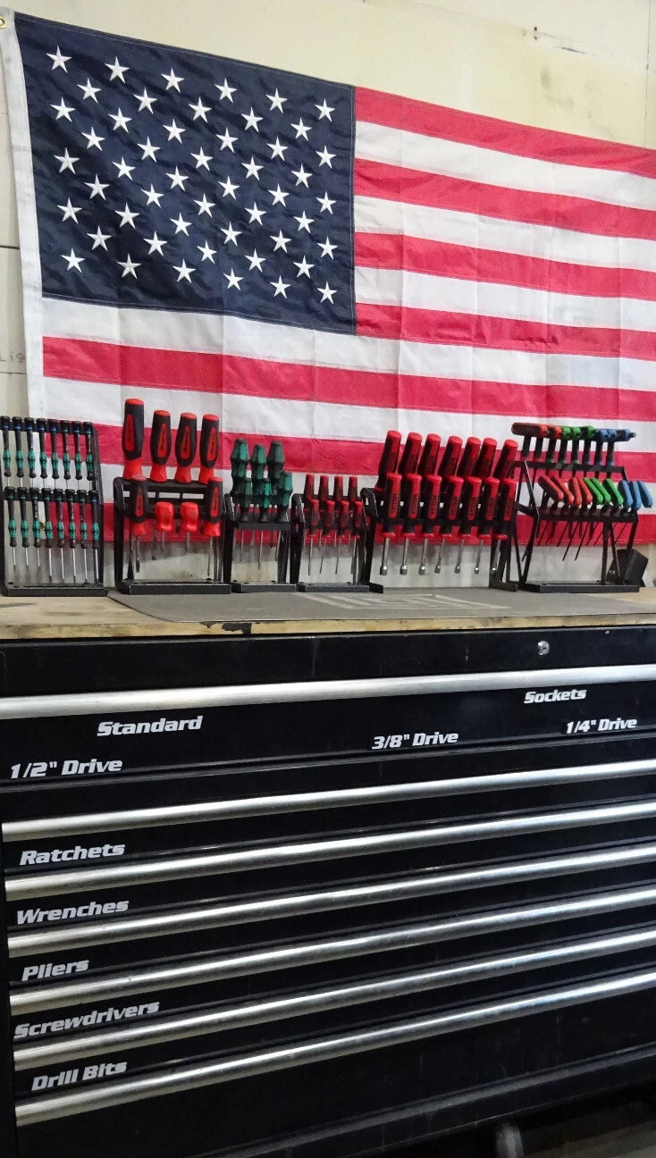 Tabletop Screwdriver tool Organizer holder Display Wera kraftform Micro hex torx