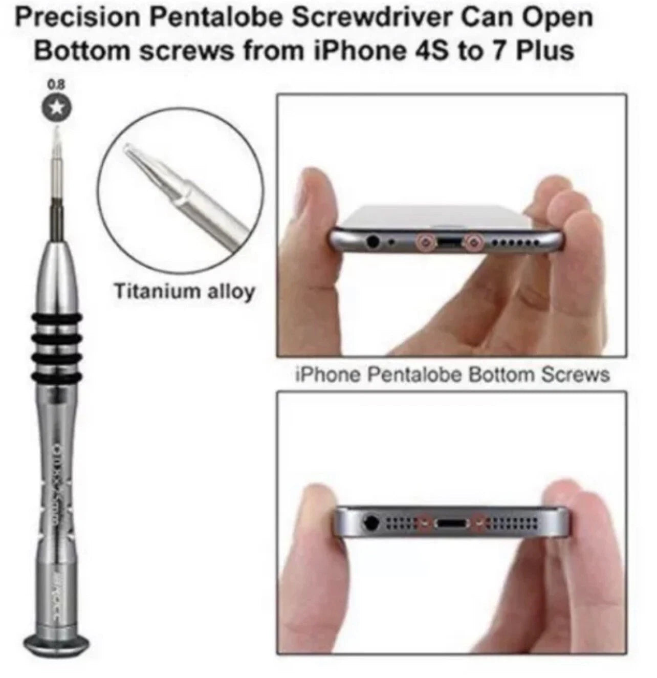 Herramienta De La Reparacion Del Destornillador Magnetico Set Kit Para iPhone 12