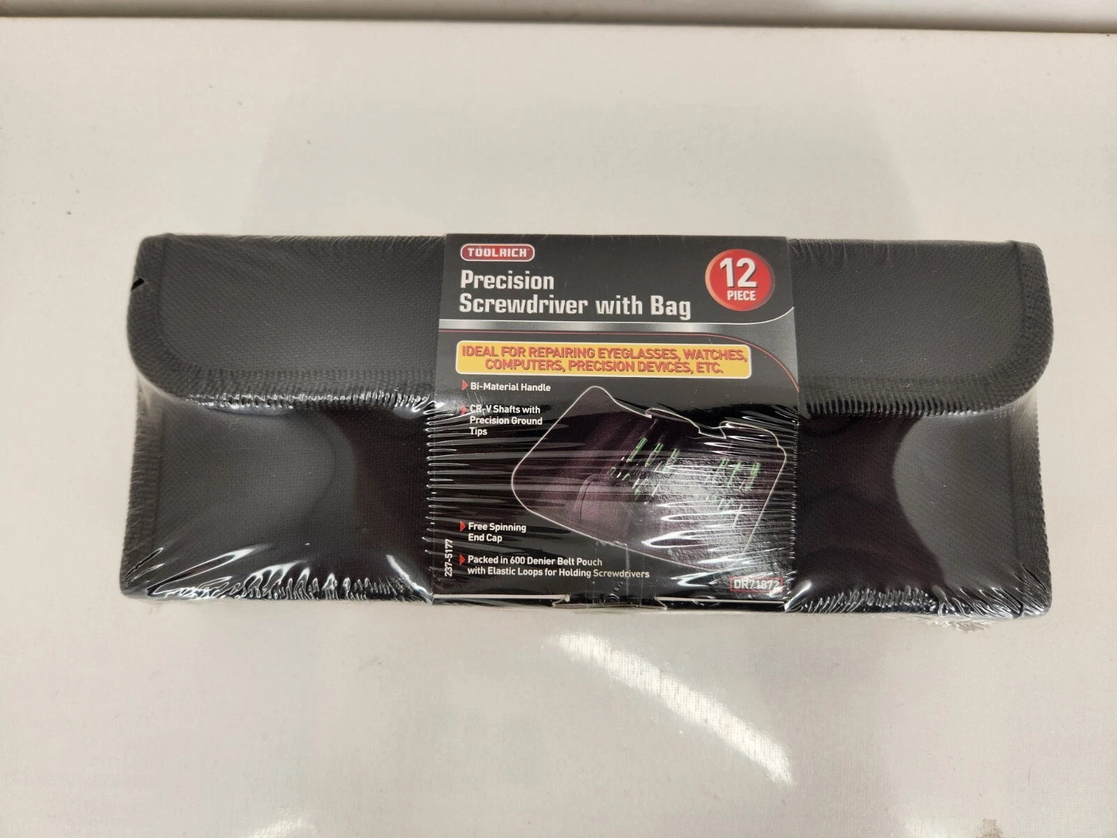 Sealed TOOLRICH 12 Piece Precision Screwdriver With Bag #DR71872 Brand New