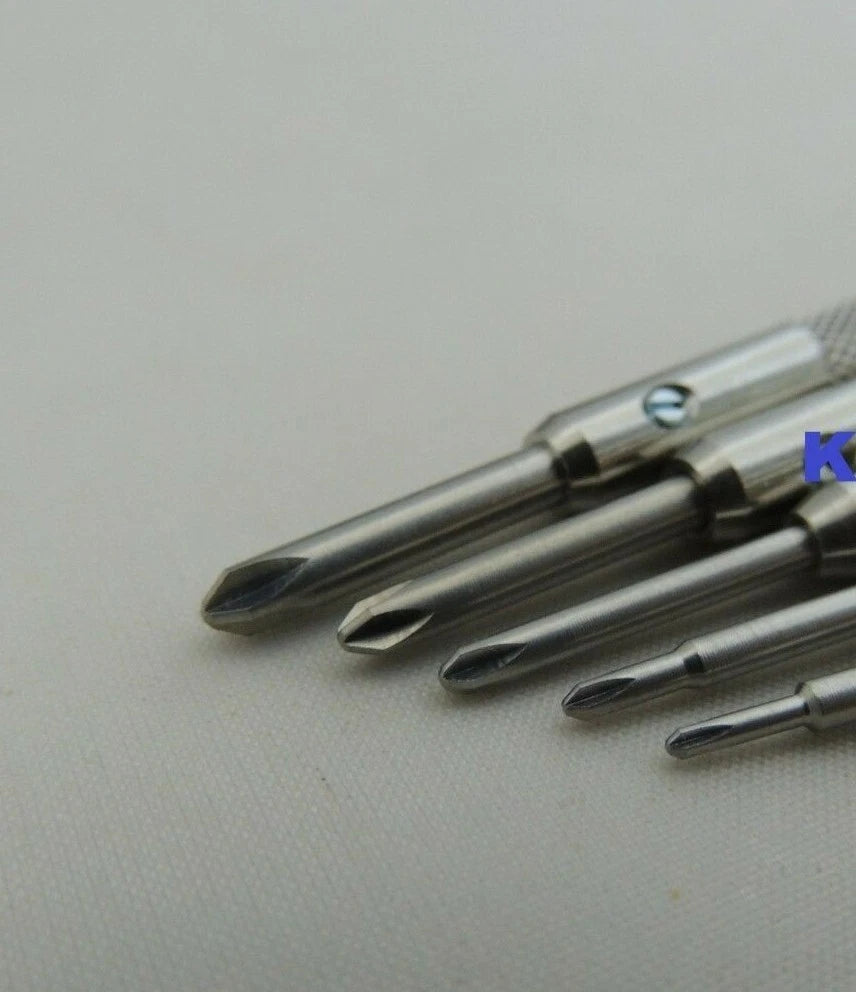 HOROTEC 01.418 ASSORTMENT OF 5 SCREWDRIVERS WITH PHILLIPS BLADE SWISS