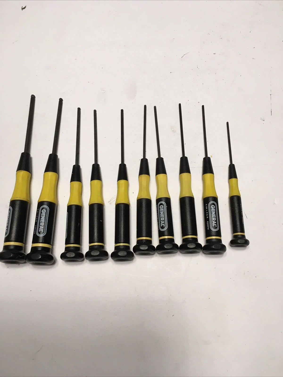 General Tool Piece ball hex Precision Screwdriver 10 pc set NEW!