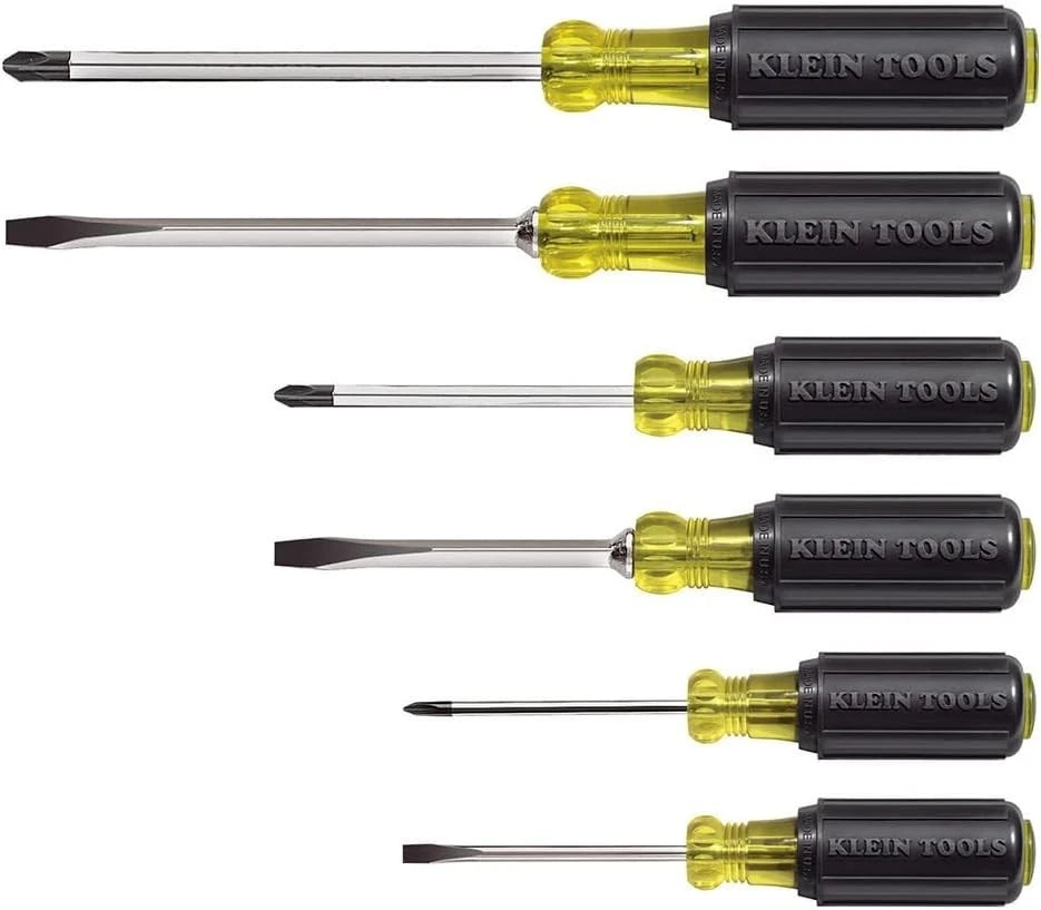 Professional Quality 6-Piece Screwdriver Set - Comfort Grip & Precision Tips