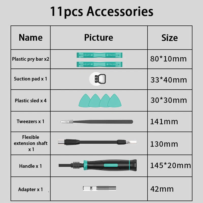 152 in 1 Precision Screwdriver Set PC Phone Laptop Tablet DIY Repair Tool Kit