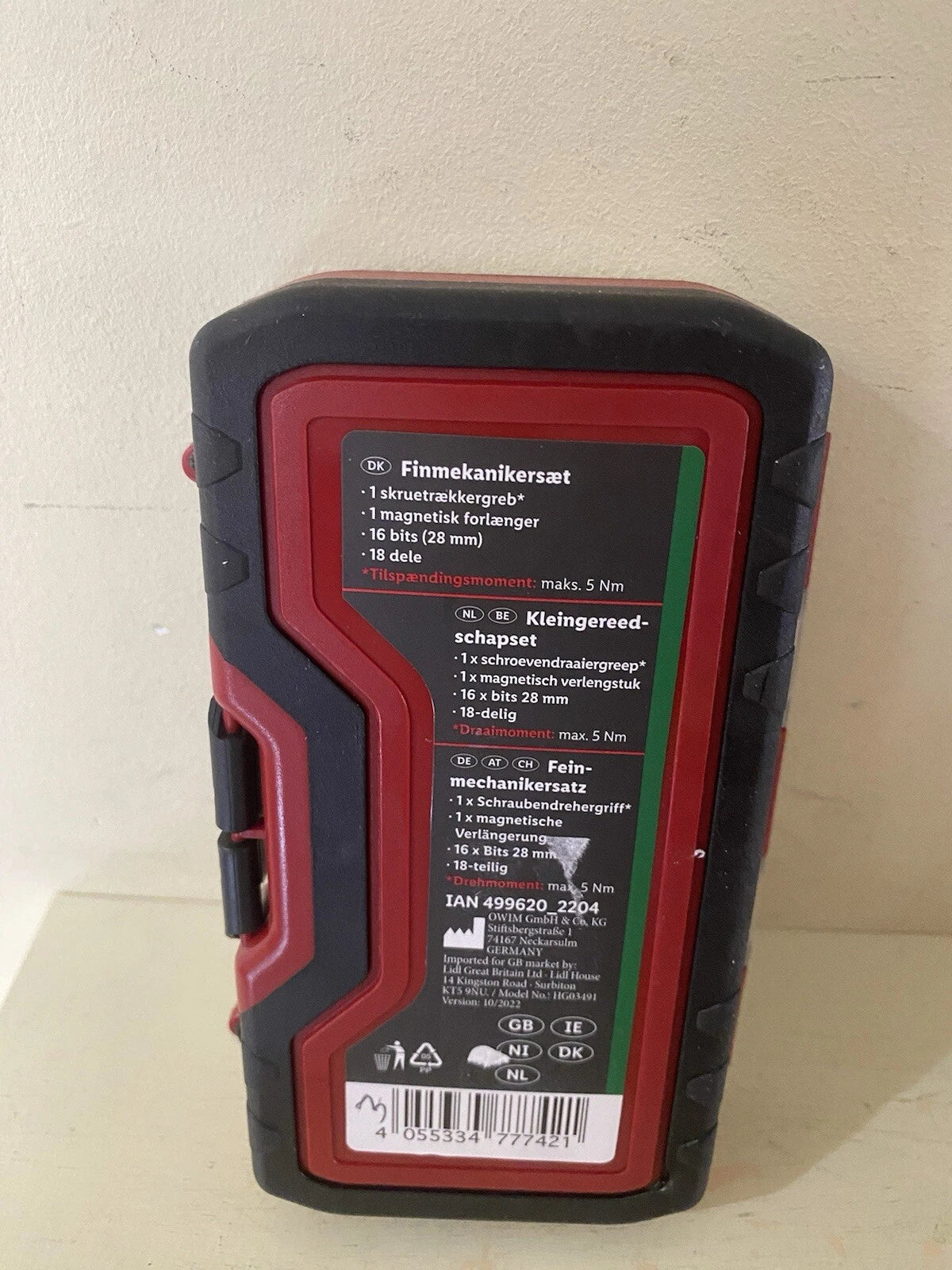 Parkside Precision Mechanic's or Socket Spanner Set, Ratcheting Screwdriver Set