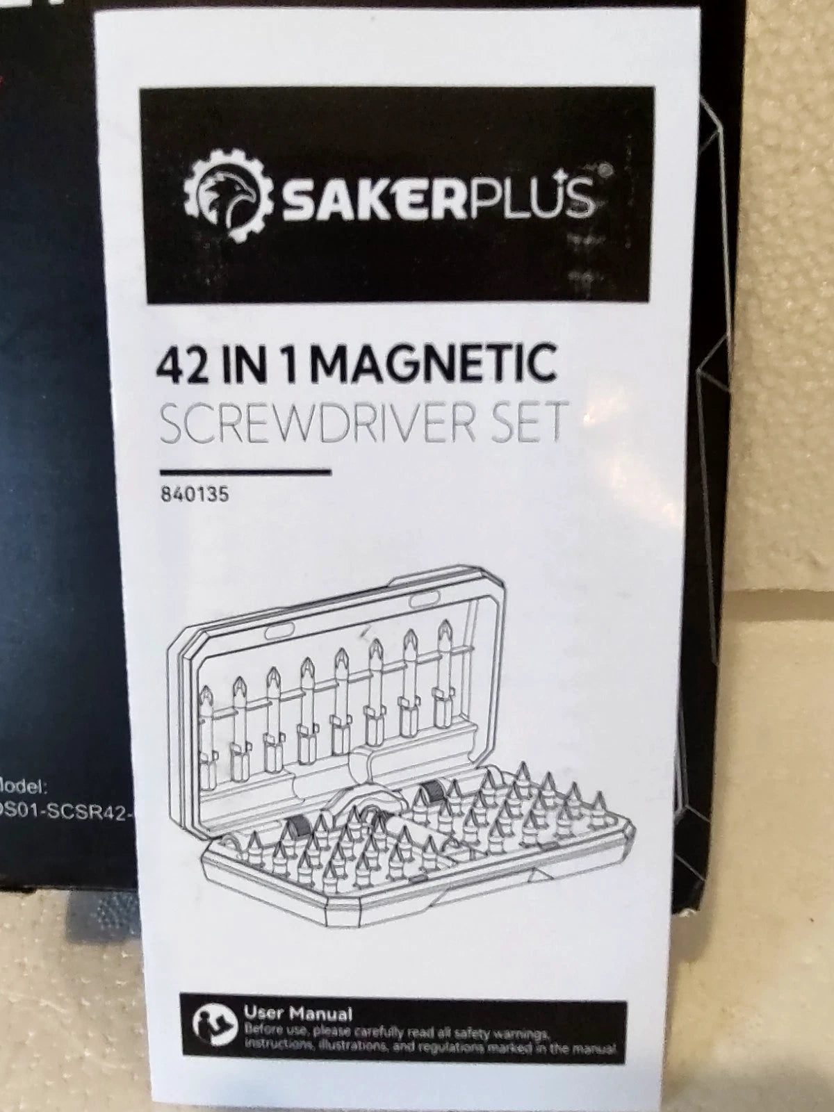 NEW Saker Plus 42 Multi-Purpose Magnetic Ratchet Set Model DS01-SCSR42-01-RD