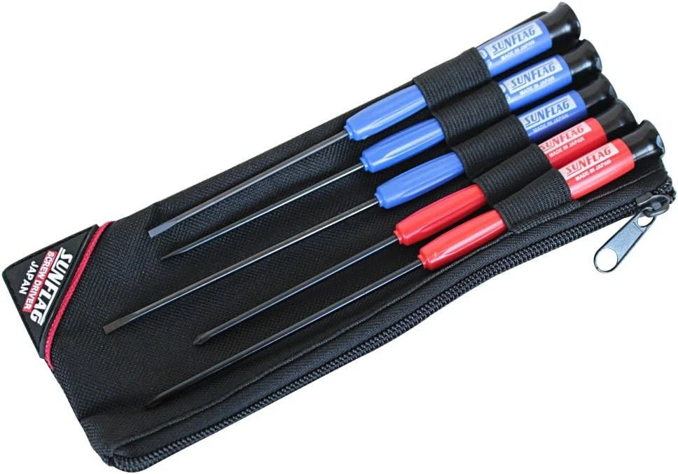 SUNFLAG plastic precision screwdriver set 5 set 1070-5F 99656 from JAPAN