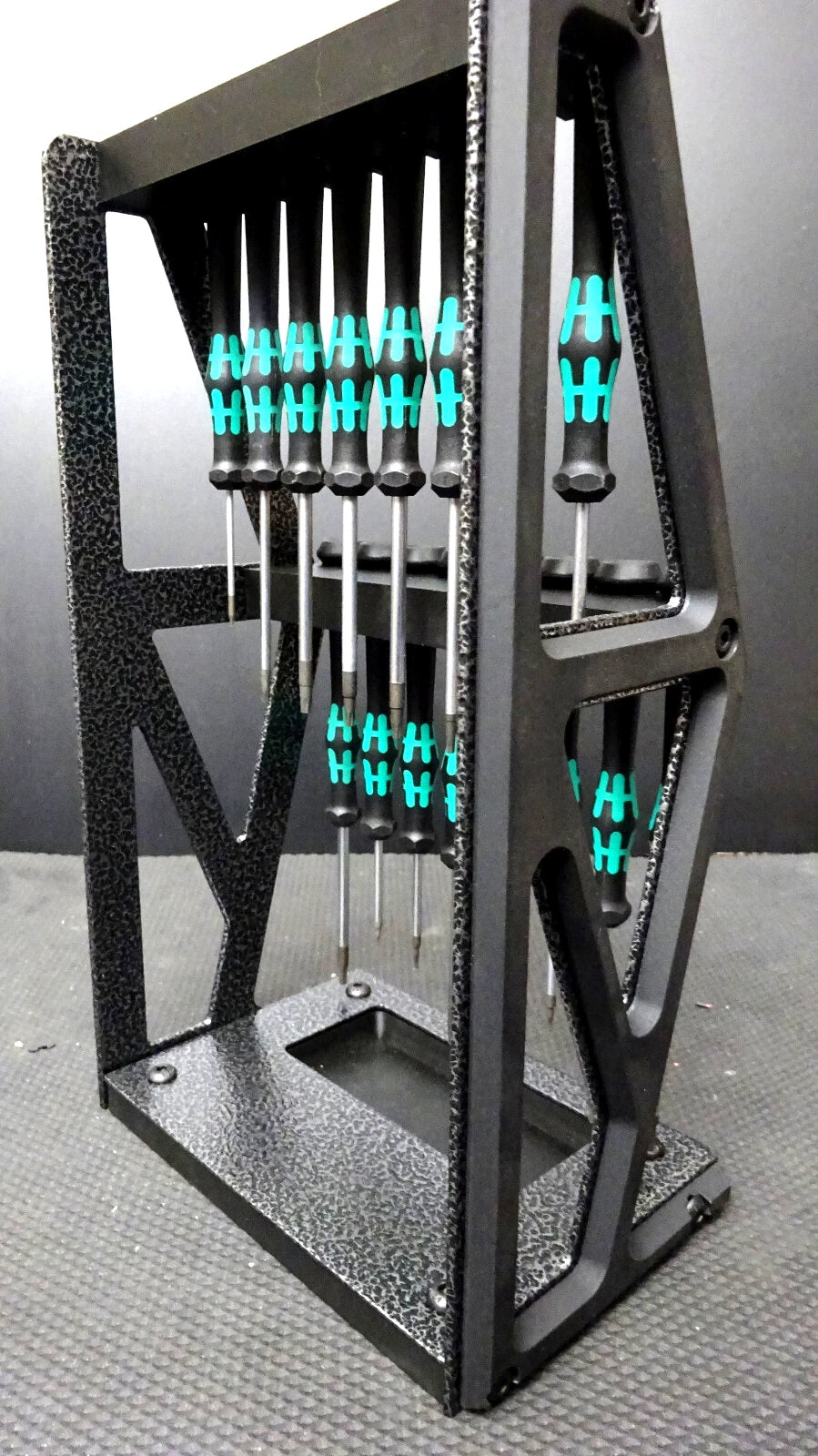 Tabletop Screwdriver tool Organizer holder Display Wera kraftform Micro hex torx