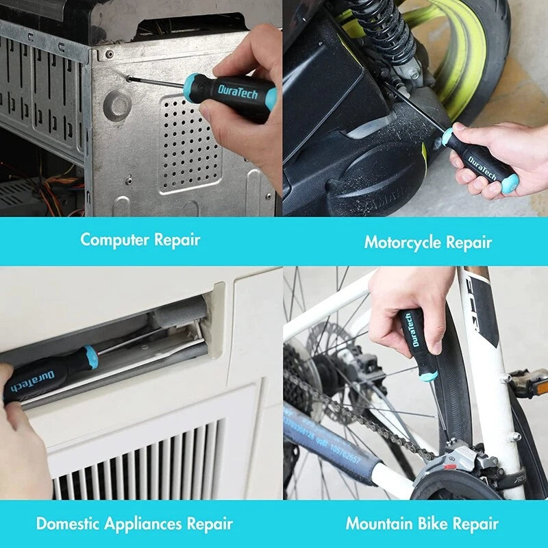 DURATECH Torx Screwdriver Set Magnetic Star Screwdrivers T10 T15 T20 T25 T27 T30