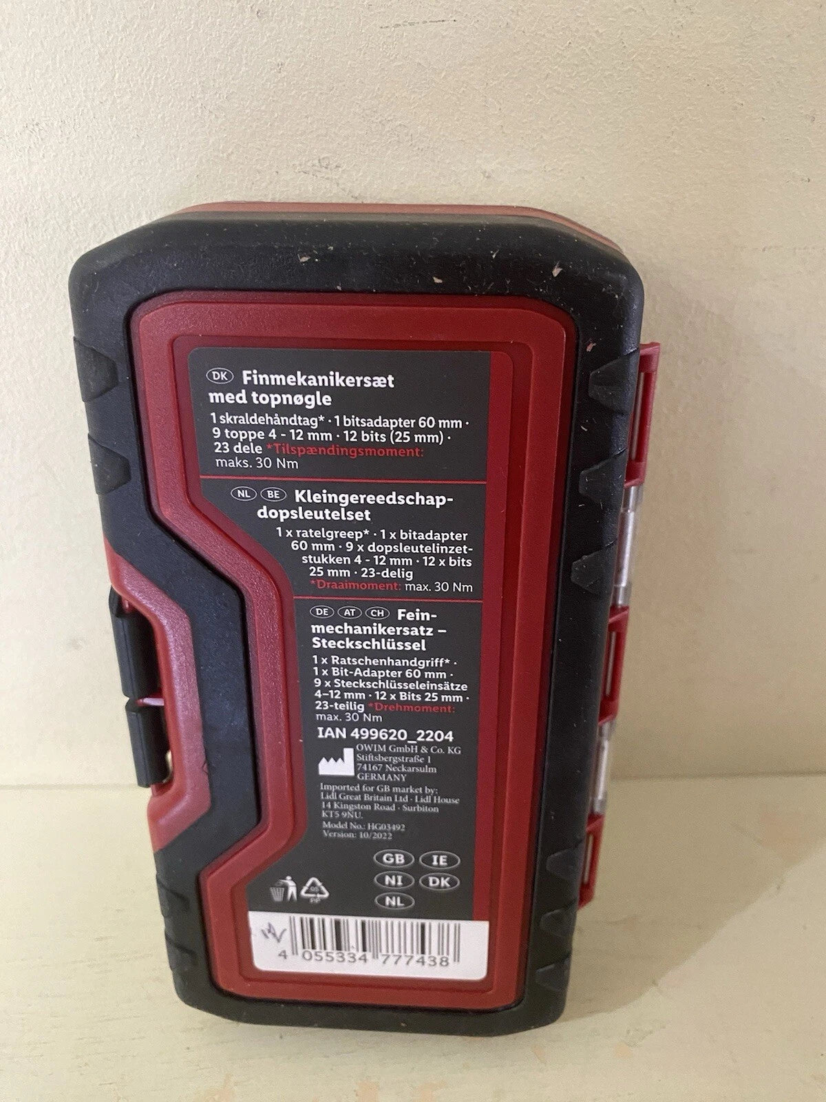 Parkside Precision Mechanic's or Socket Spanner Set, Ratcheting Screwdriver Set