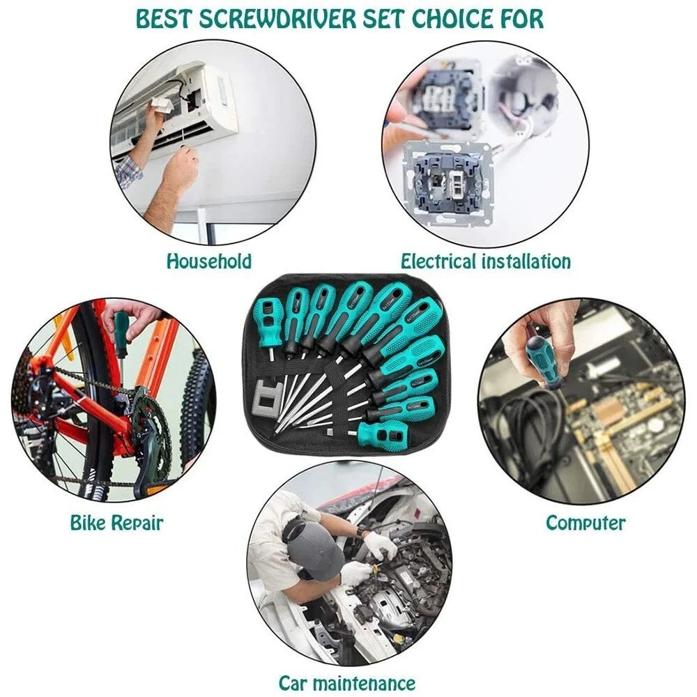 Precision Repair Tool Kit – Magnetic Phillips & Flathead Screwdrivers