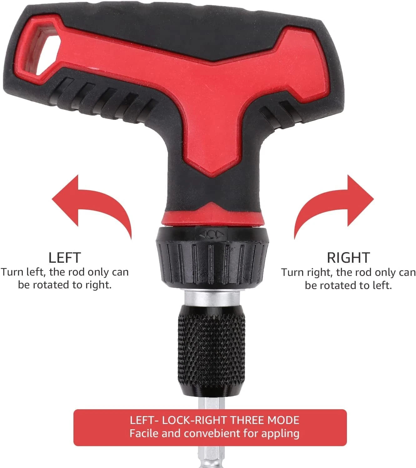 Amazon Basics Ratchet Wrench and Driver Set Magnetic T-Handle 27 Pieces