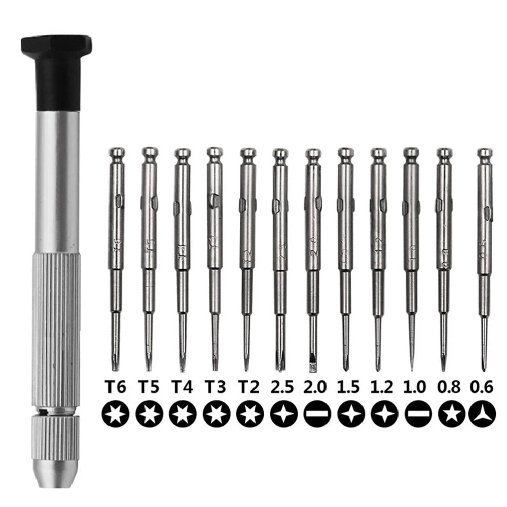Screwdriver Set Professional Magnetic Repair Tool Kit for Electronics 13 in