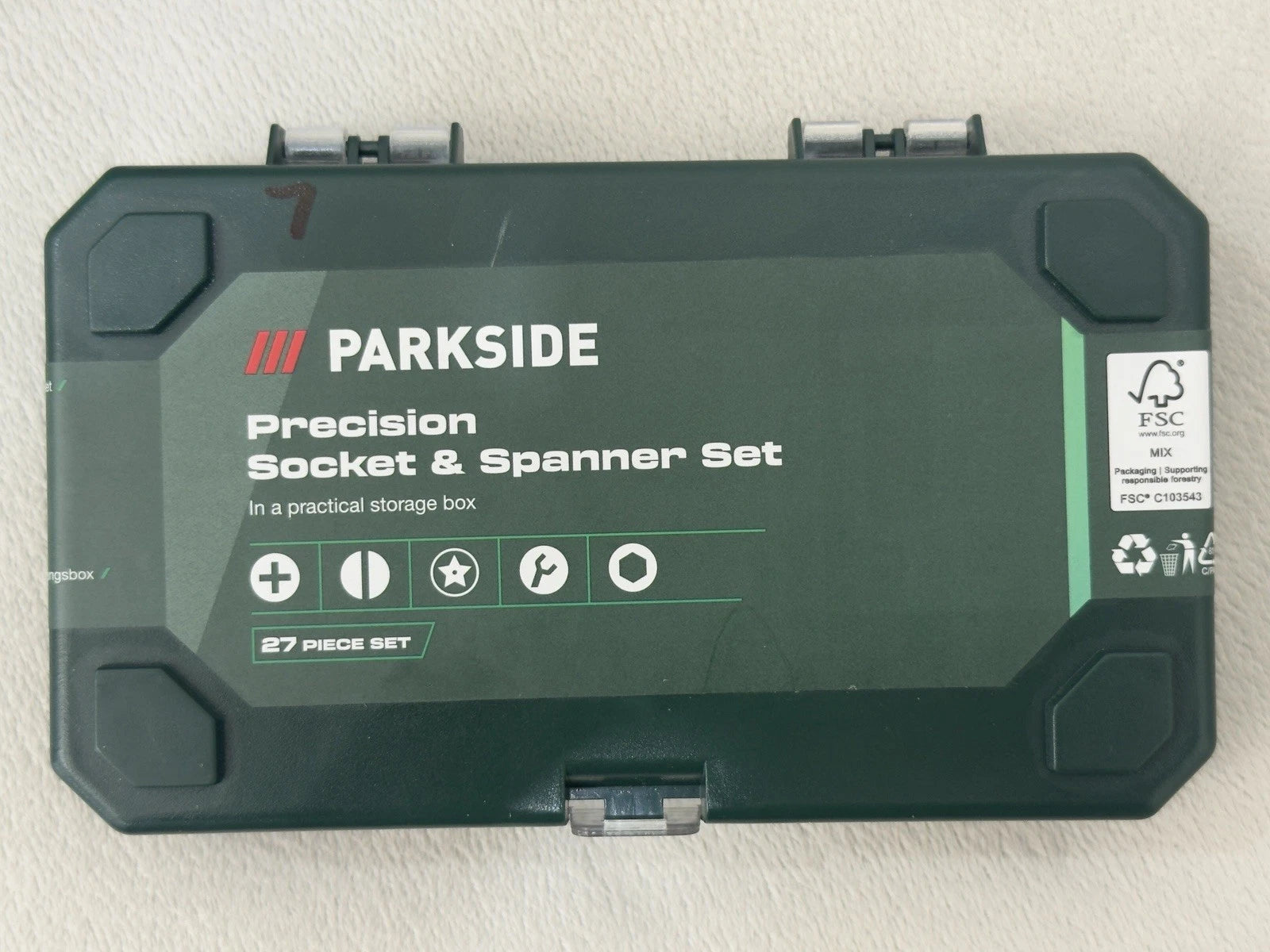 Parkside precision socket & spanner set - 27 pieces