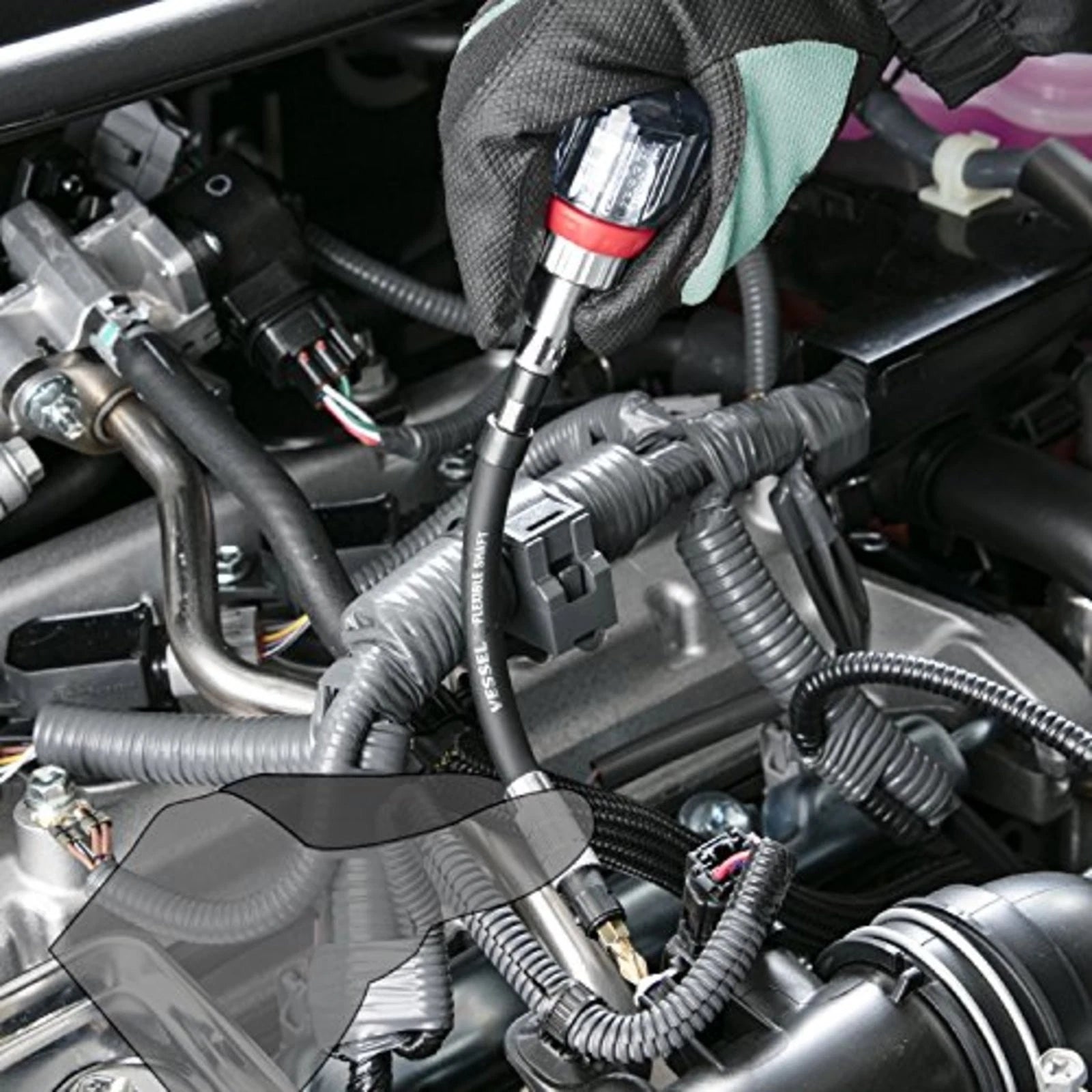 VESSEL Ratchet Stubby Screwdriver with Flexible Shaft TD-6700FX-4 made in Japan