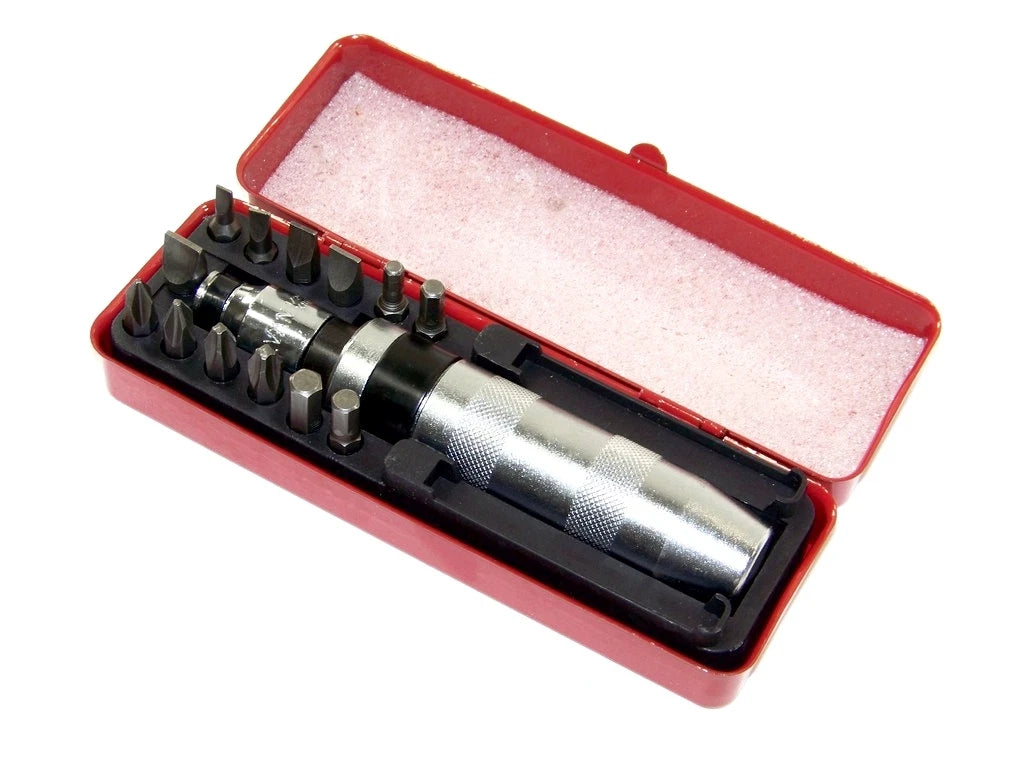 Heavy Duty 14 pc 1/2" Drive Impact Driver Set Screw Remover Tightener Reversible