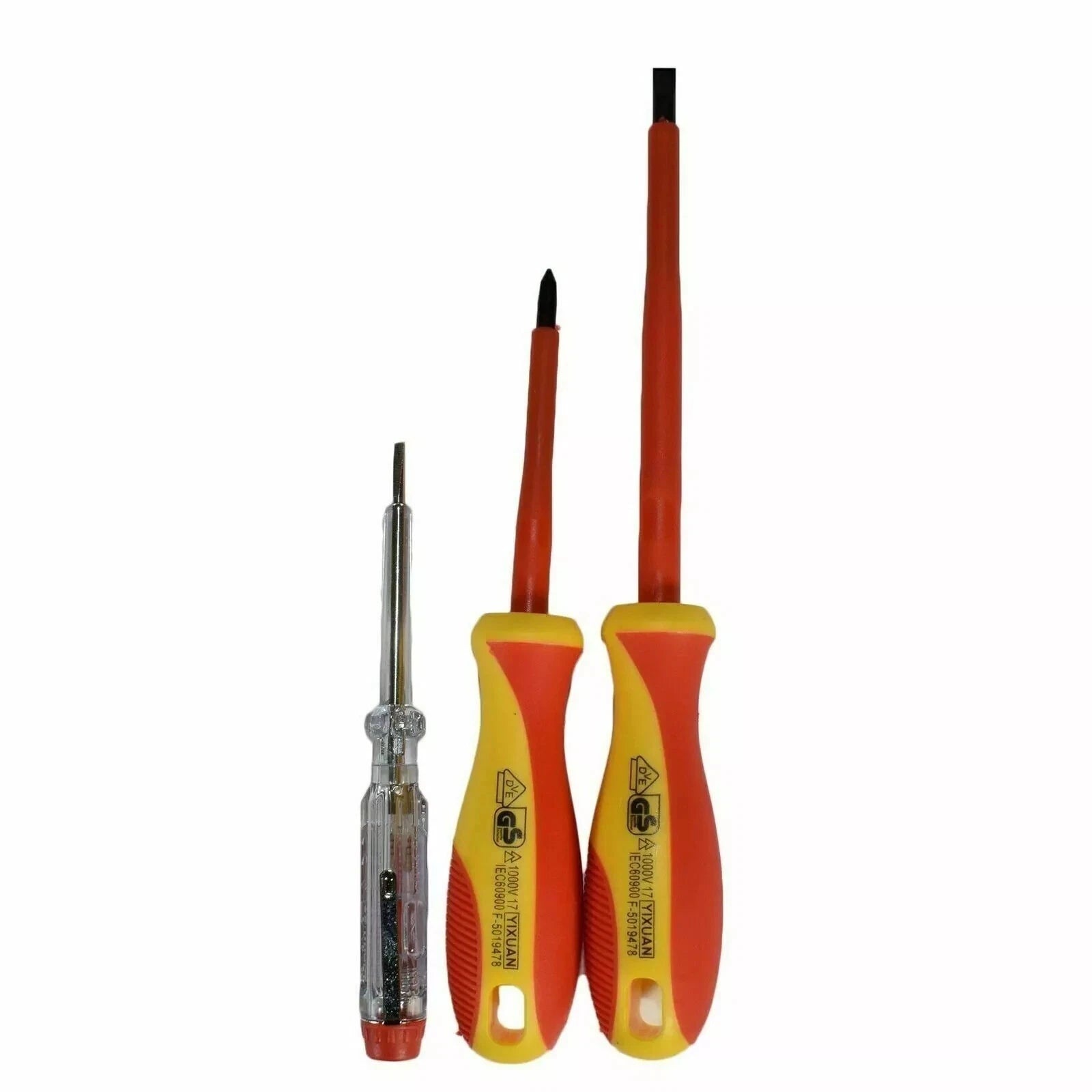 Quality 11PC Electricians Screwdriver Set Tool Electrical Fully Insulated & Case