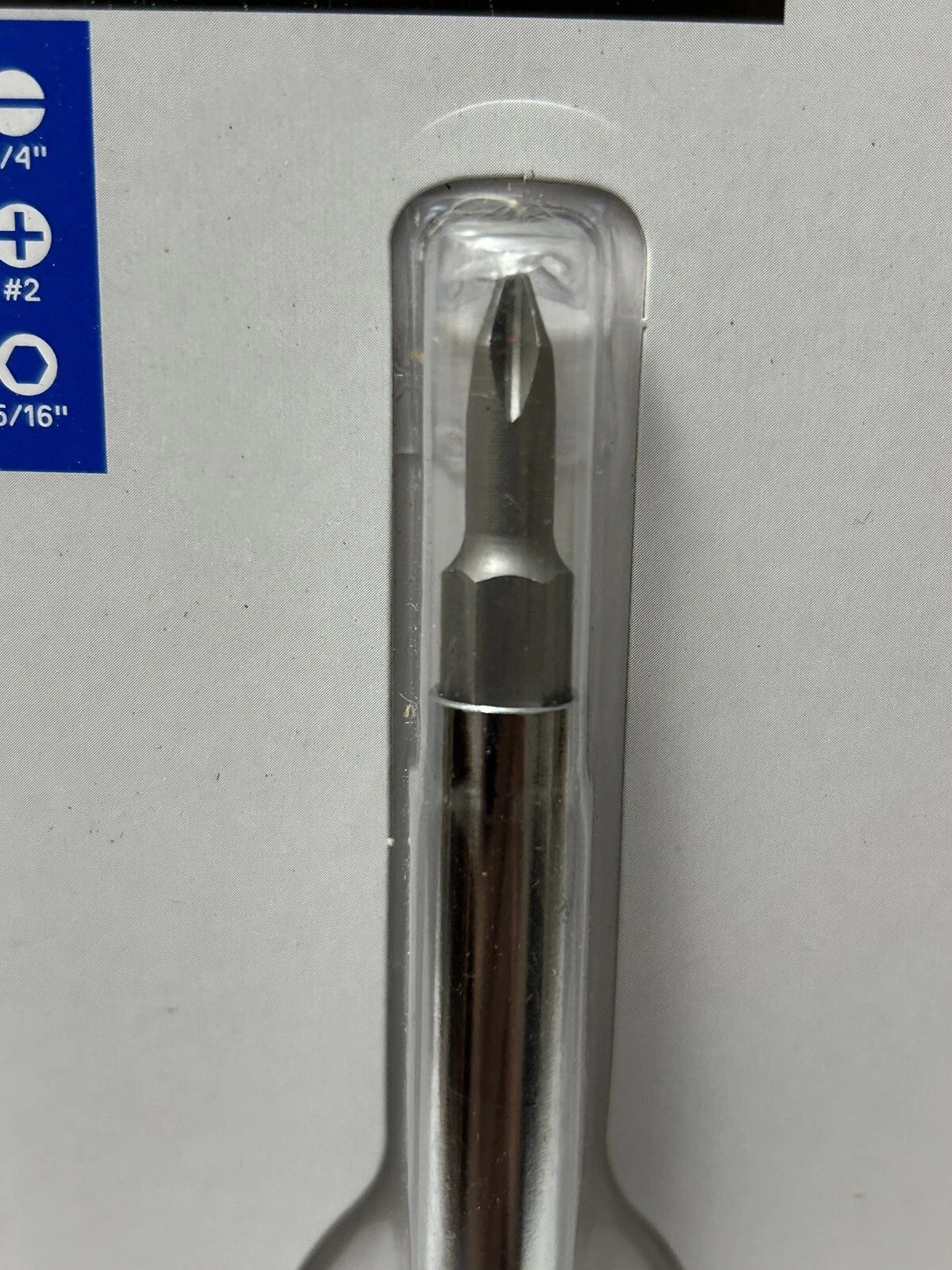 New Kobalt 6 in 1 Multi-Bit Screwdriver Chrome Plated Phillips and Flat (SH6)