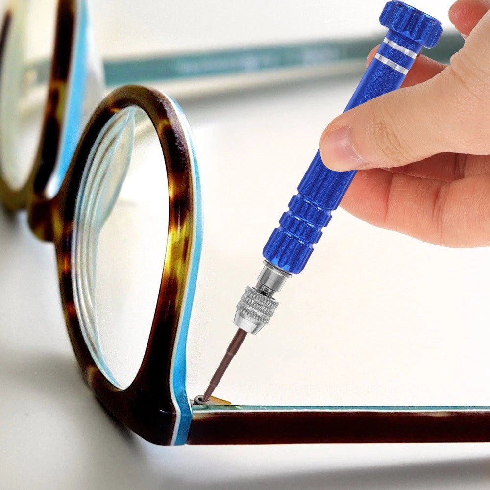 Screwdriver Repair Tool Eyeglass Kit with Screws Glasses Tools Adjust