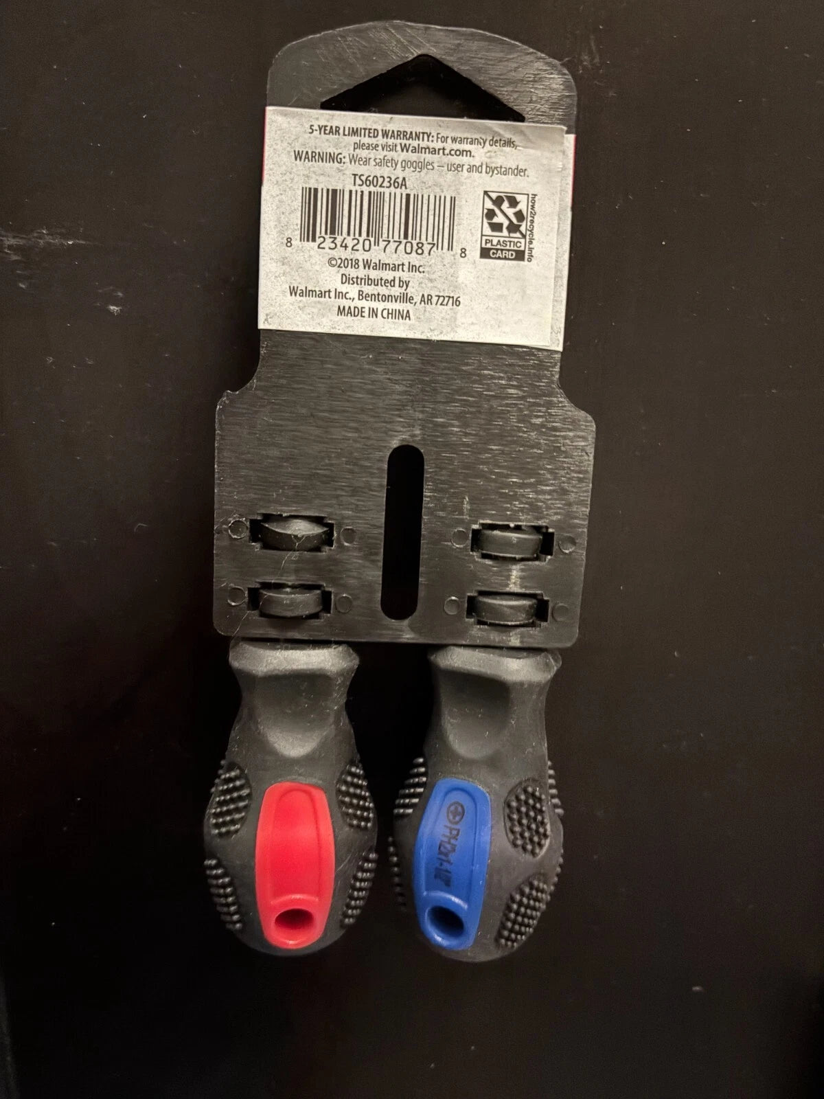 Hyper Tough Stubby Screwdriver 2 Piece Set Short Cushion Grip Handles Hand Tools