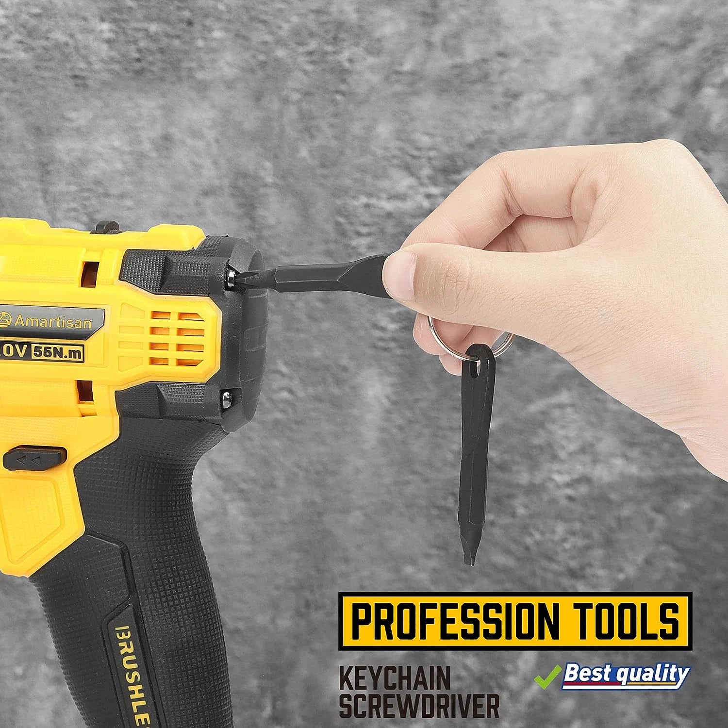 Amartisan 10-Piece Magnetic Screwdrivers Set, 5 Phillips and 5 Slotted Tips Prof