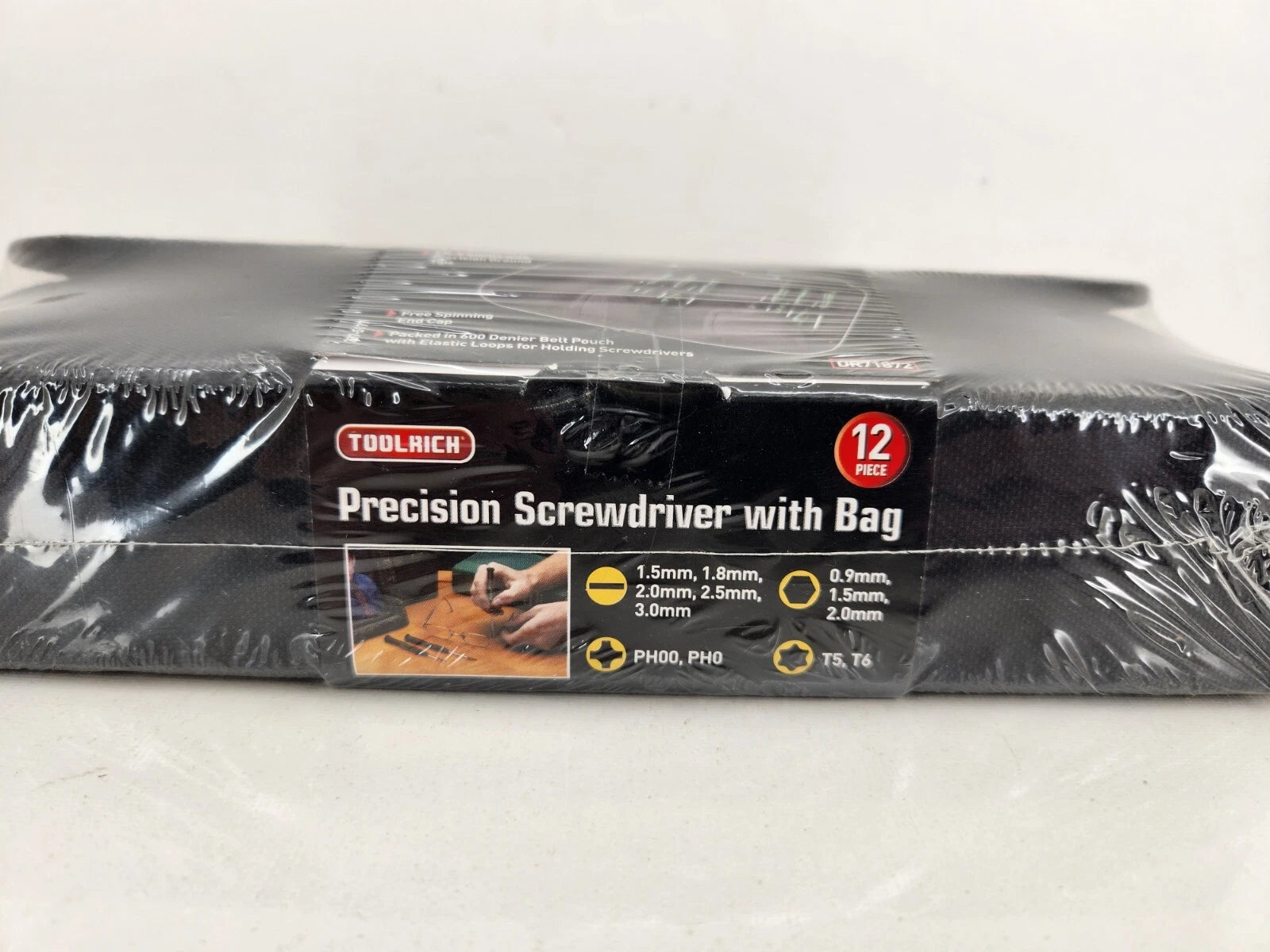 Sealed TOOLRICH 12 Piece Precision Screwdriver With Bag #DR71872 Brand New