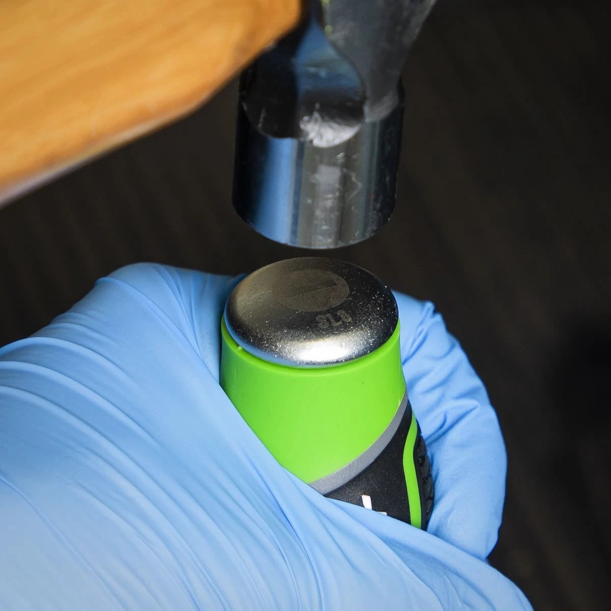 Sealey Hammer-Thru Screwdriver Set Hi-Vis Green 6pc Hex Bolster Use With Wrench