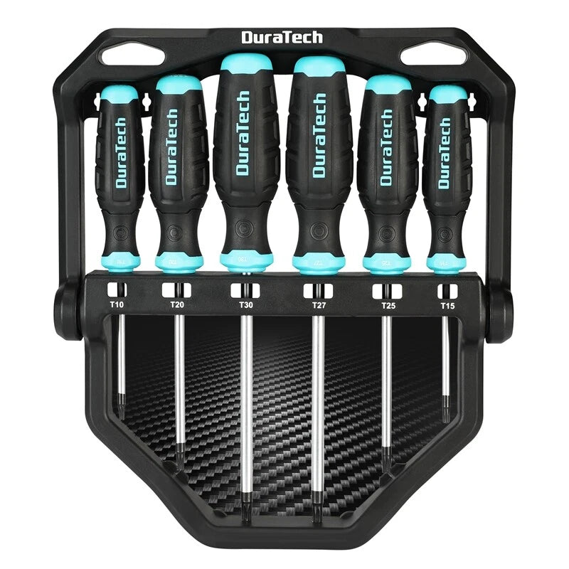 DURATECH Torx Screwdriver Set Magnetic Star Screwdrivers T10 T15 T20 T25 T27 T30