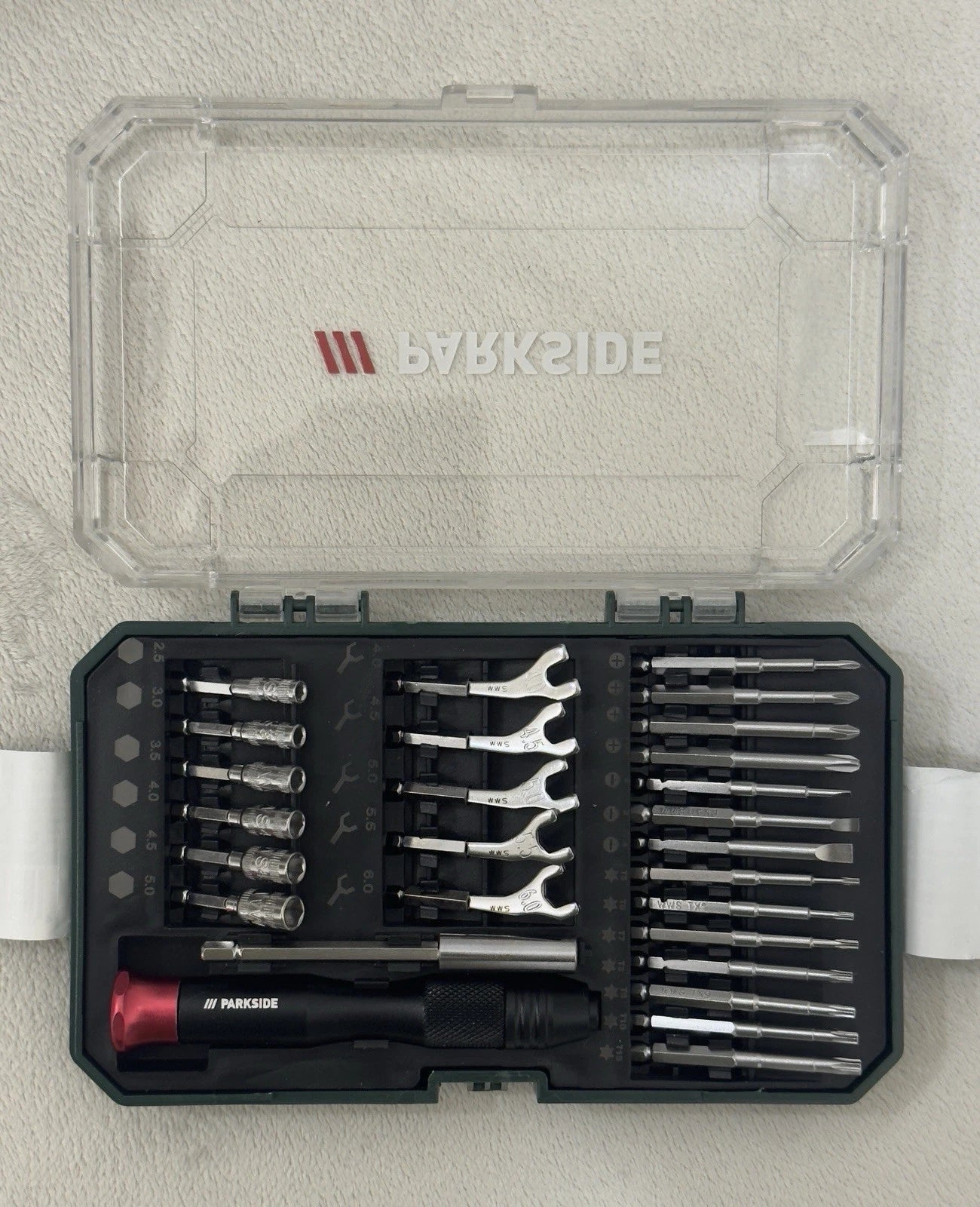 Parkside precision socket & spanner set - 27 pieces