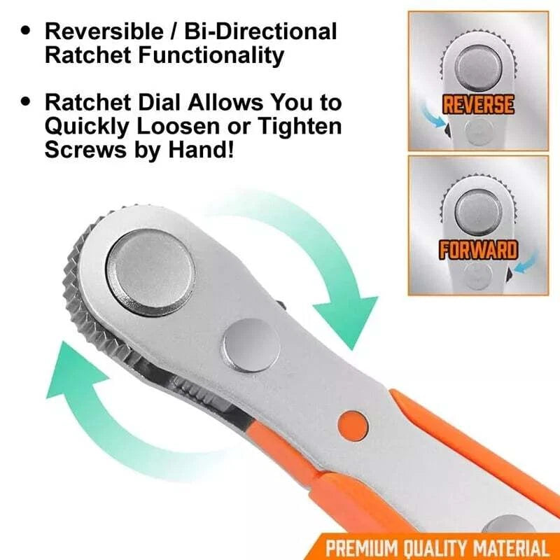 NEW Torx Bit Set w/ Ratchet Handle -13PC T6-T50 2" Bits - Perfect for Mechanics