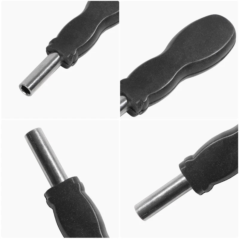 Bit Driver Handle,4 Pieces 1/4 Inch Bit Driver Magnetic Screwdriver Bit Driver